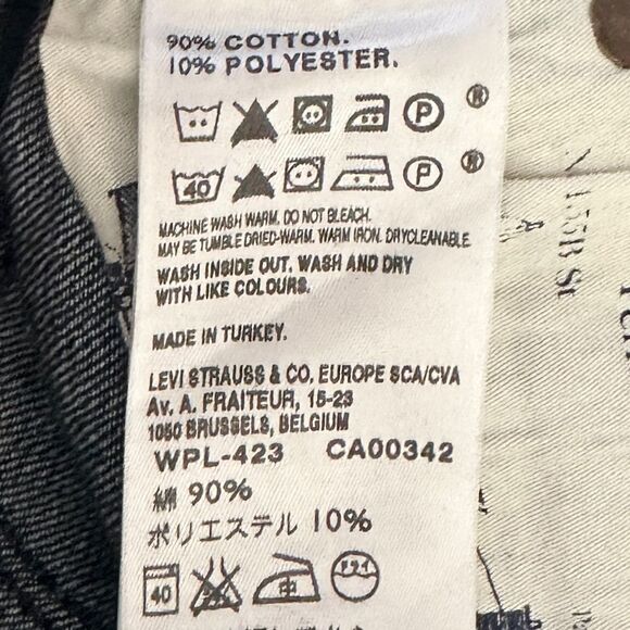 Levi’s Made & Crafted L02 Skinny Jeans Dark Wash Classic Premium Denim Size 25 - Picture 11 of 11